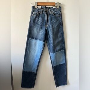 Outland Denim Abigail High Rise Slim Tapered Jean